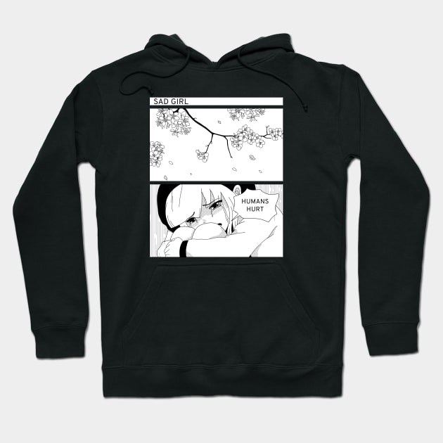 Sad Girl Hoodie by OniSide